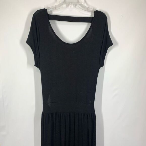 Rolla Coster black maxi open back dress size large - Picture 1 of 4